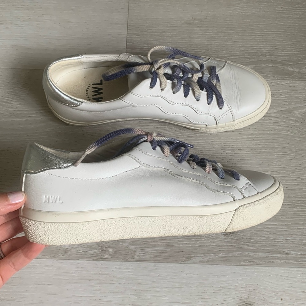MADEWELL unisex Sidewalk Low-Top Sneakers in Leather Wave Edition